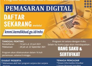 Pemasaran Digital – Kredensial Mikro Mahasiswa Indonesia (KMMI)