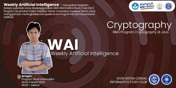 Weekly Artificial Intelligence (WAI) – Cryptography
